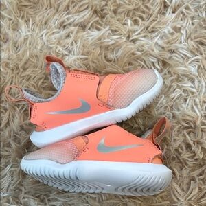 Nike Kids Orange and White Sneakers